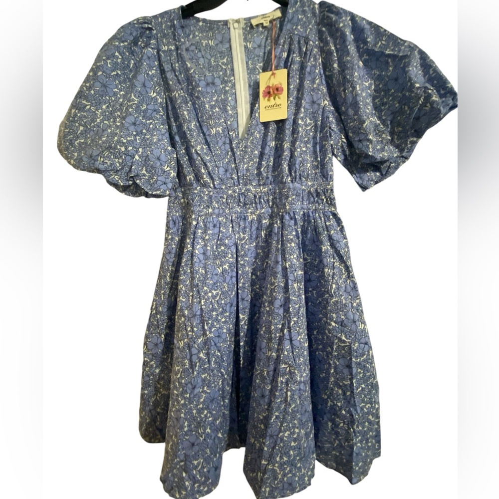 NWT Entro mini tiered ruffle dress